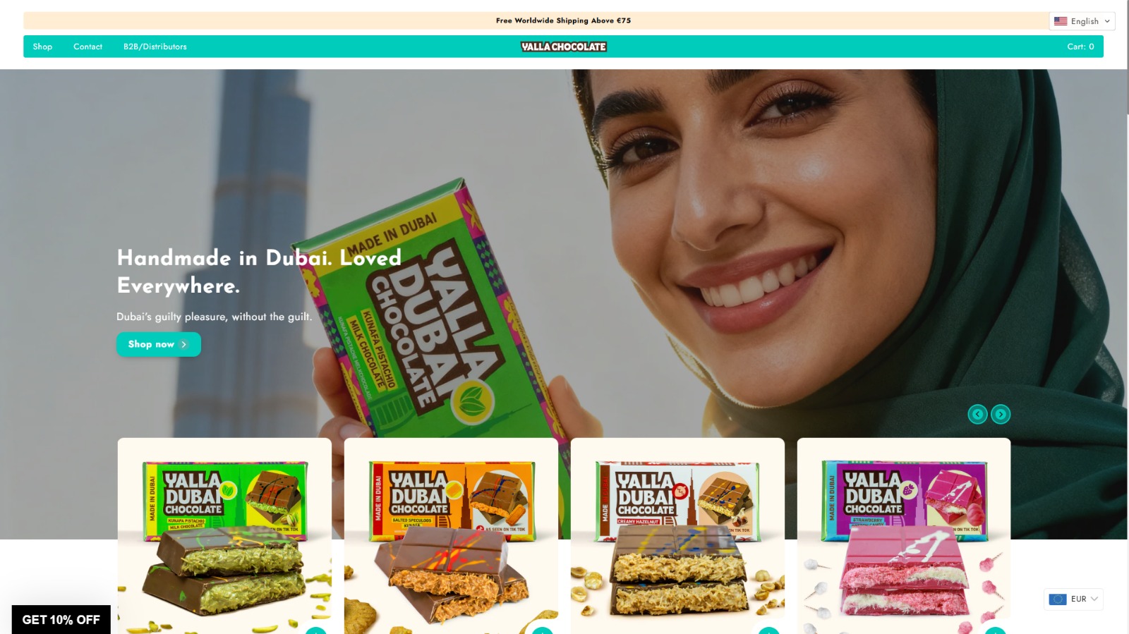 dubai chocolate store